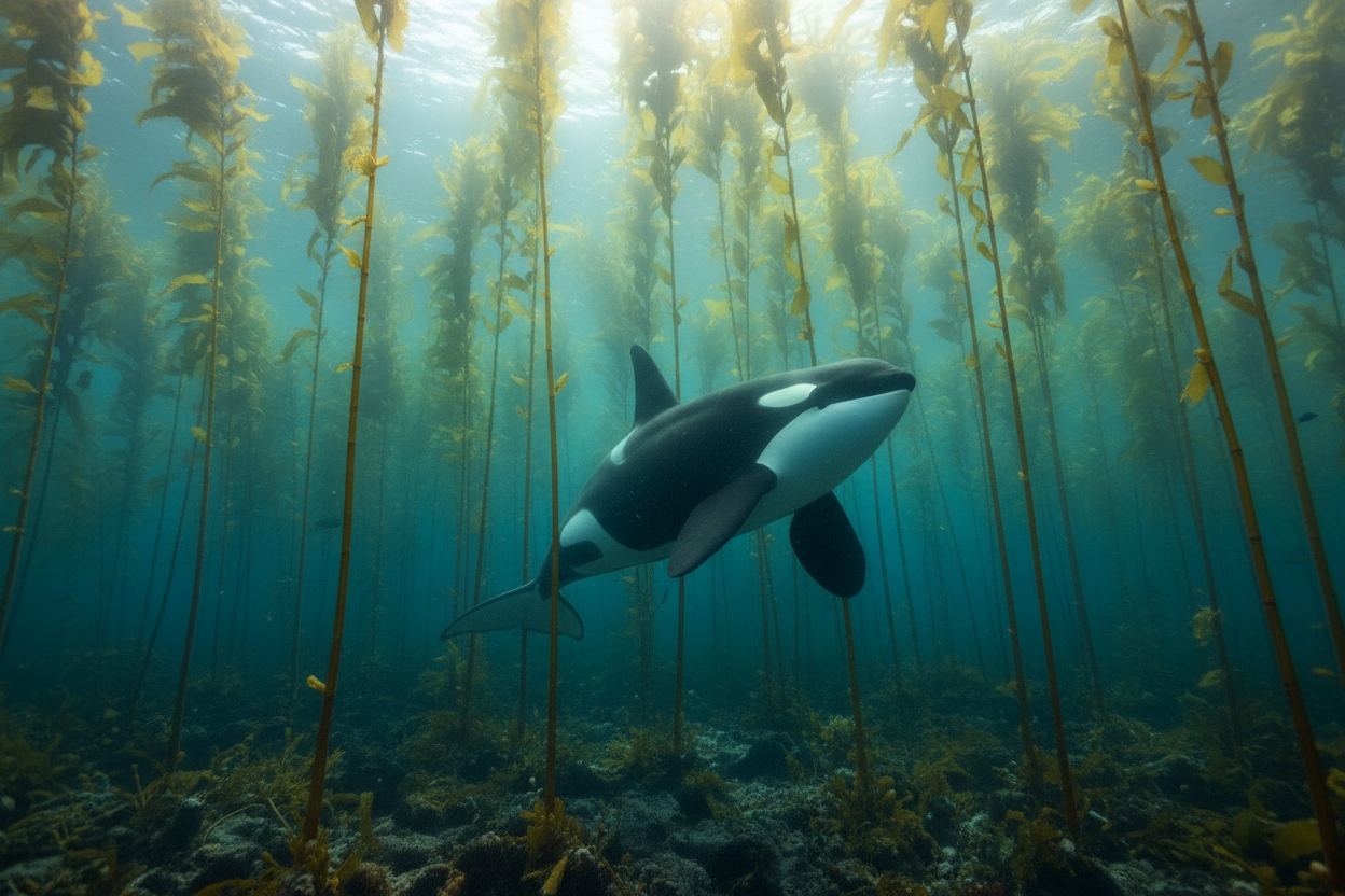 can we make the kelp upright rather than in a bow formation, it's not natural, kelp grows up and down