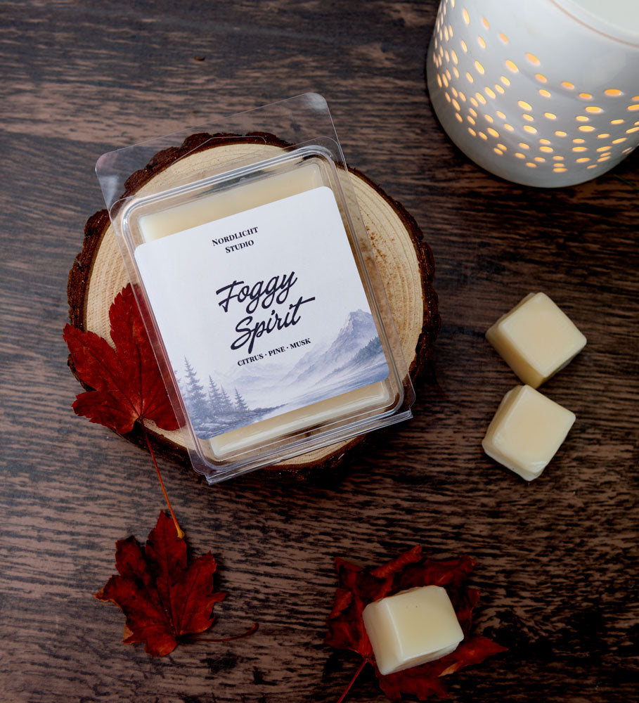 Foggy Spirit Wax Melts – Citrus, Patchouli &amp; Musk