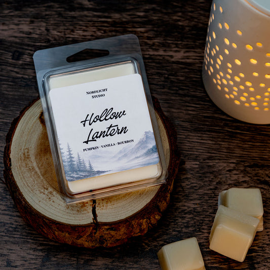 Hollow Lantern Wax Melts – Pumpkin, Vanilla & Bourbon