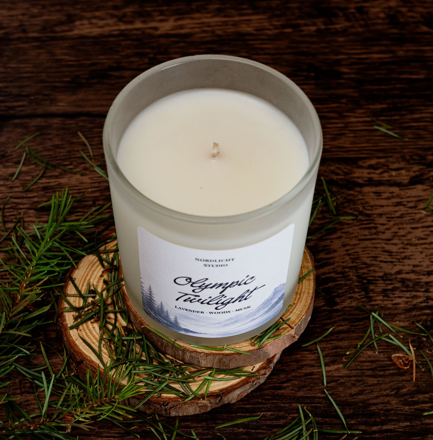 Olympic Twilight | Lavender Scented Candle | Nordlicht Studio