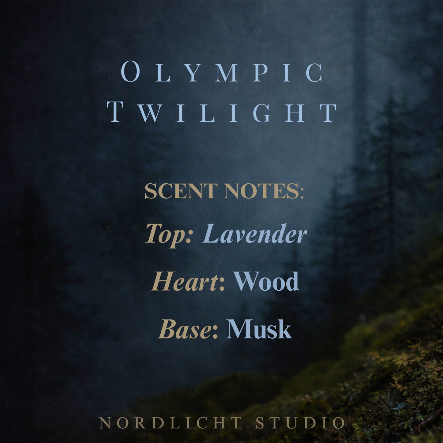 Olympic Twilight | Lavender Scented Candle | Nordlicht Studio