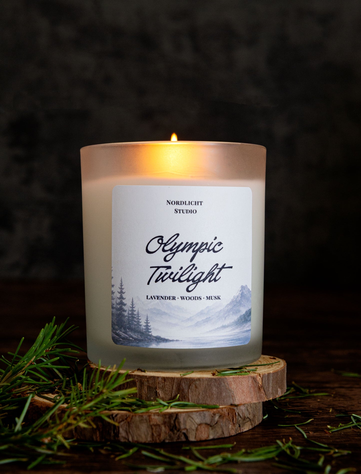 Olympic Twilight | Lavender Scented Candle | Nordlicht Studio