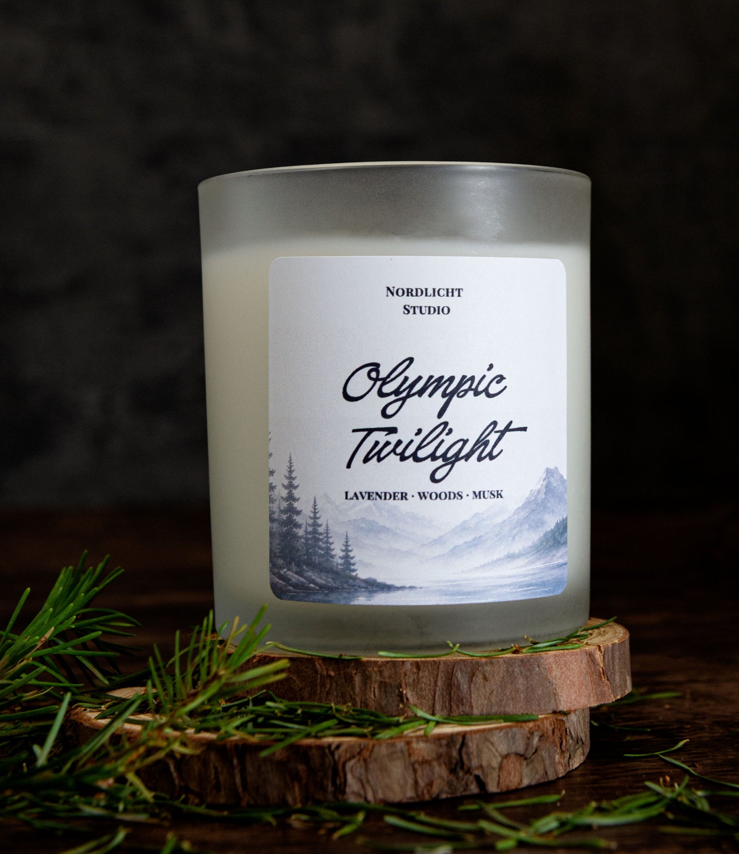 Olympic Twilight | Lavender Scented Candle | Nordlicht Studio