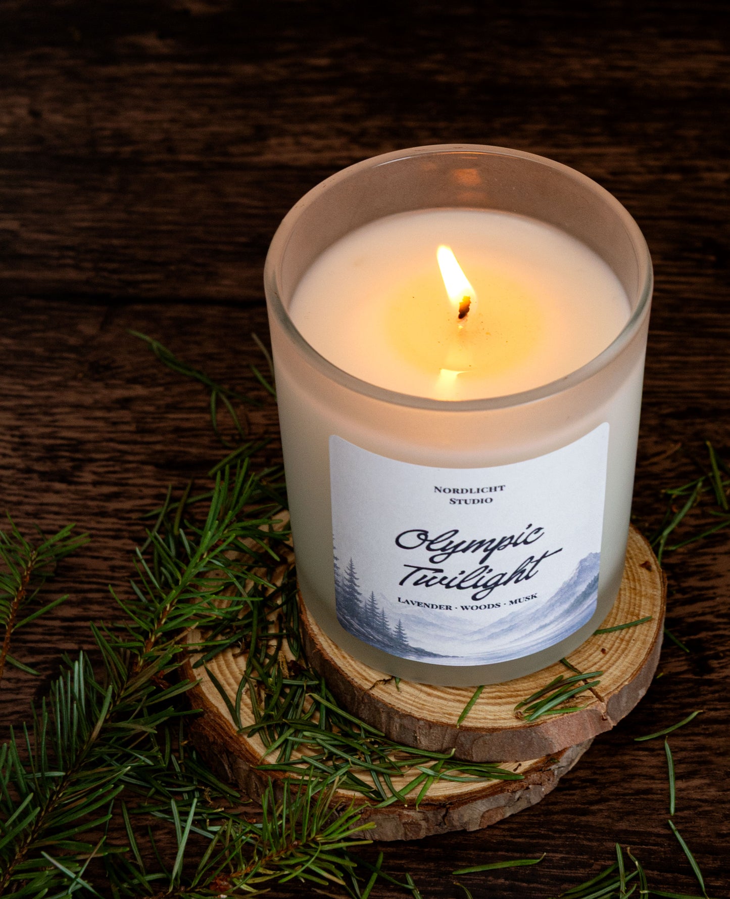 Olympic Twilight | Lavender Scented Candle | Nordlicht Studio